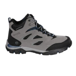 Regatta Chaussures Montantes De Randonnée HOLCOMBE Homme (Gris Foncé/rouge)