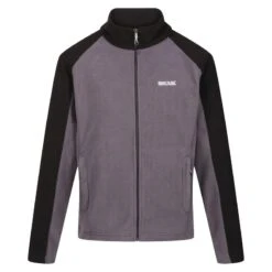 Regatta Hedman II Homme Randonnée Polaire - Gris Foncé / Noir