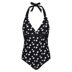 Regatta Maillot De Bain 1 Pièce FLAVIA Femme (Noir / Blanc)