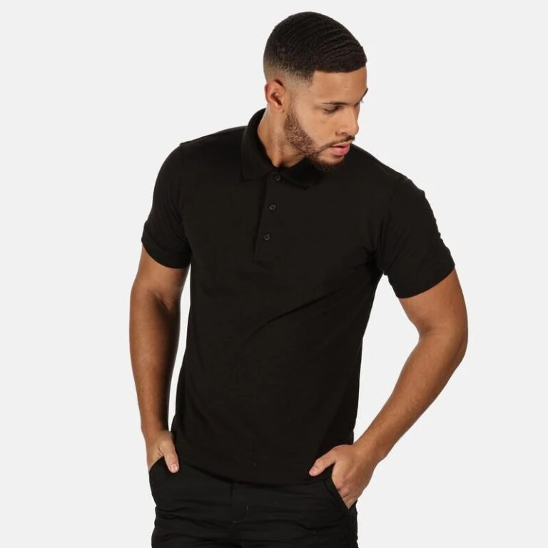 Regatta Boutique -Regatta Boutique polo a manches courtes hommes noir 1 768x768 1