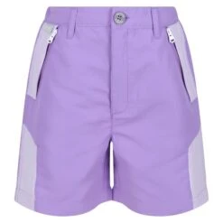 Regatta Short SORCER Enfant (Améthyste Clair / Lilas Pastel)
