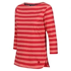 Regatta Tshirt BAYLA Femme (Rose Coquillage / Rouge Vif) -Regatta Boutique tshirt bayla femme rose coquillage rouge vif 2