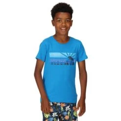 Regatta Tshirt BOSLEY Enfant (Bleu Indigo) -Regatta Boutique tshirt bosley enfant bleu indigo 2