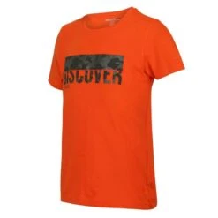 Regatta Tshirt BOSLEY Enfant (Orange Vif) -Regatta Boutique tshirt bosley enfant orange vif 2