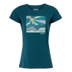 Regatta Tshirt Breezed IV Sun Femme/Ladies (Bleu Marocain)