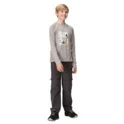 Regatta Tshirt BURNLEE Enfant (Gris Argenté) -Regatta Boutique tshirt burnlee enfant gris argente 3