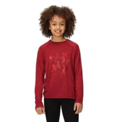 Regatta Tshirt BURNLEE Enfant (Rouge Foncé) -Regatta Boutique tshirt burnlee enfant rouge fonce 2