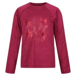 Regatta Tshirt BURNLEE Enfant (Rouge Foncé)