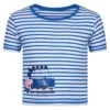 Regatta Tshirt Enfant (Bleu Vif / Blanc)
