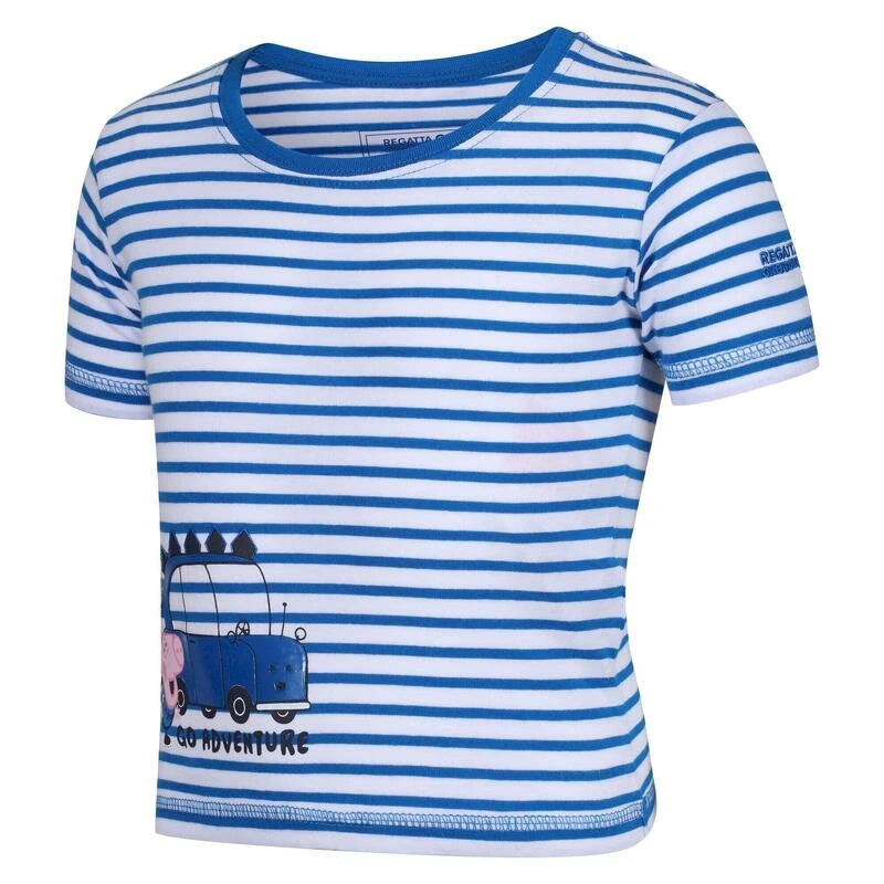 Regatta Tshirt Enfant (Bleu Vif / Blanc) 6 Regatta Tshirt Enfant (Bleu Vif / Blanc) – Image 4