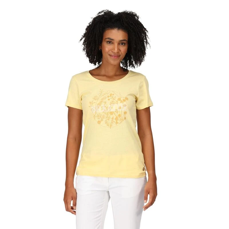 Regatta Tshirt FILANDRA Femme (Jaune Pâle) 5 Regatta Tshirt FILANDRA Femme (Jaune Pâle) – Image 3