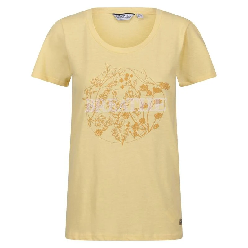 Regatta Tshirt FILANDRA Femme (Jaune Pâle) 3 Regatta Tshirt FILANDRA Femme (Jaune Pâle)