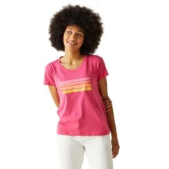 Regatta Tshirt FILANDRA Femme (Rose Vif) -Regatta Boutique tshirt filandra femme rose vif 3
