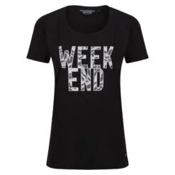 Regatta Tshirt FILANDRA WEEK END Femme (Noir)