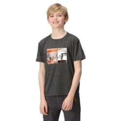 Regatta Tshirt FINDLEY Enfant (Gris Phoque) -Regatta Boutique tshirt findley enfant gris phoque 2