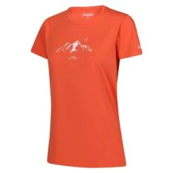 Regatta Tshirt FINGAL Femme (Mandarine) -Regatta Boutique tshirt fingal femme mandarine 2