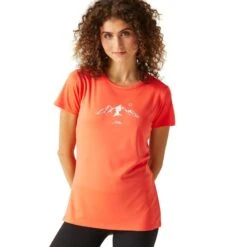 Regatta Tshirt FINGAL Femme (Mandarine) -Regatta Boutique tshirt fingal femme mandarine 3