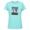 Regatta Tshirt FINGAL UTOPIA Femme (Bleu Turquoise Pâle)