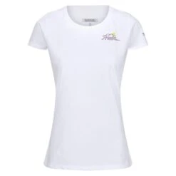 Regatta Tshirt Imprimé Dans Le Dos Breezed IV Womens/Ladies (Blanc)