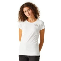 Regatta Tshirt Imprimé Dans Le Dos Breezed IV Womens/Ladies (Blanc) -Regatta Boutique tshirt imprime dans le dos breezed iv womensladies blanc 3
