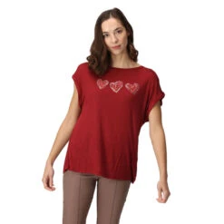 Regatta Tshirt ROSELYNN Femme (Cabernet) -Regatta Boutique tshirt roselynn femme cabernet 2
