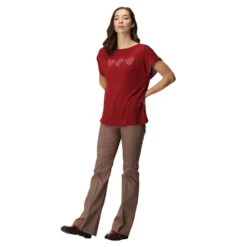 Regatta Tshirt ROSELYNN Femme (Cabernet) -Regatta Boutique tshirt roselynn femme cabernet 3