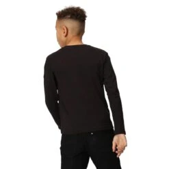Regatta Tshirt WENBIE Enfant (Noir) -Regatta Boutique tshirt wenbie enfant noir 3