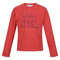 Regatta Tshirt WENBIE GOOD VIBES CLUB Enfant (Corail Clair)