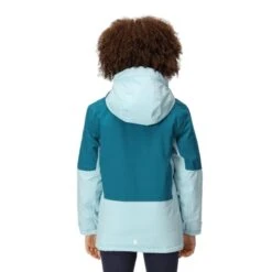 Regatta Veste Imperméable HIGHTON Enfant (Bleu Sarcelle Foncé / Bleu Pâle) -Regatta Boutique veste impermeable highton enfant bleu sarcelle fonce bleu pale 2