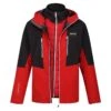 Regatta Veste Imperméable SACRAMENTO Homme (Rouge Danger / Cendre) -Regatta Boutique veste impermeable sacramento homme rouge danger cendre