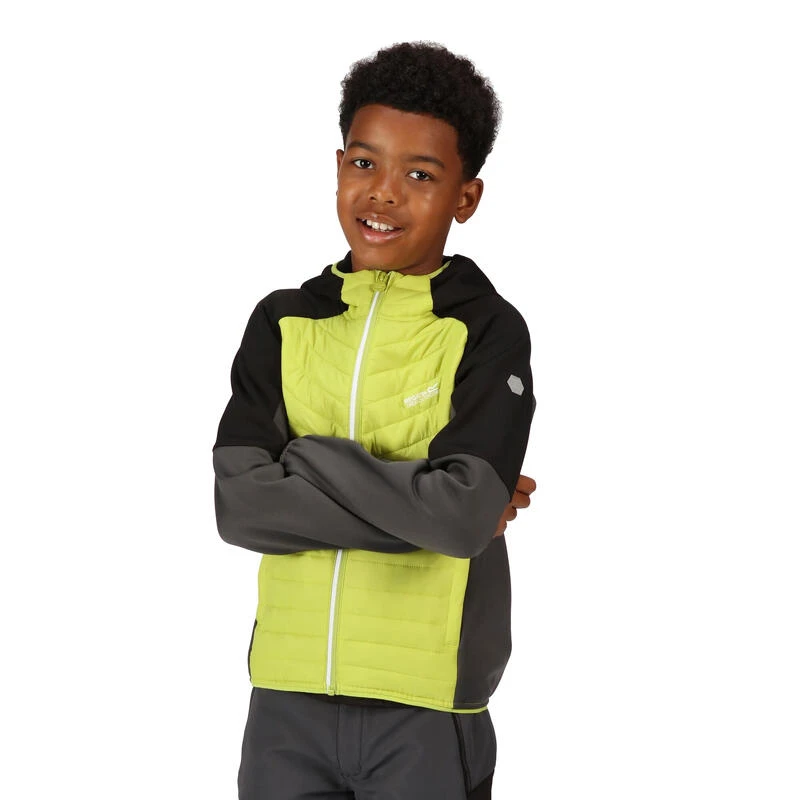 Regatta Veste KIELDER HYBRID Enfant (Vert Algue / Noir) 6 Regatta Veste KIELDER HYBRID Enfant (Vert Algue / Noir) – Image 4