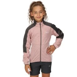 Regatta Veste Polaire HIGHTON Enfant (Mauve Clair / Gris Phoque) -Regatta Boutique veste polaire highton enfant mauve clair gris phoque 2
