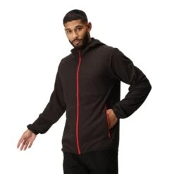 Regatta Veste Polaire NAVIGATE Homme (Noir / Rouge Classique) -Regatta Boutique veste polaire navigate homme noir rouge classique 2