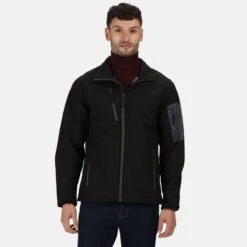 Regatta Veste Softshell ARCOLA Homme (Noir/gris Foncé) -Regatta Boutique veste softshell arcola homme noirgris fonce 3